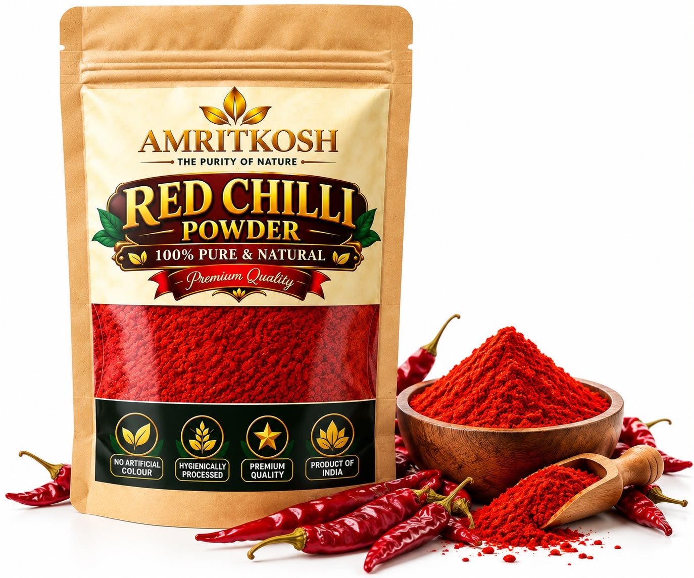 AmritKosh Red Chilli Powder - Image 3